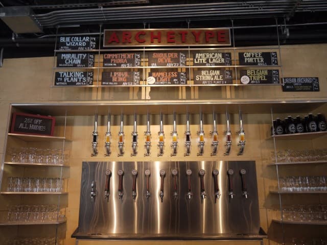 12 taps of Archetype beer. A beer for everyone 12 taps of Archetype beer. A beer for everyone